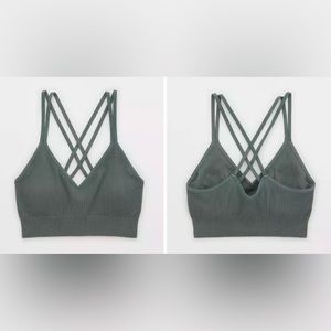AERIE SEAMLESS STRAPPY RACERBACK BRALETTE XL